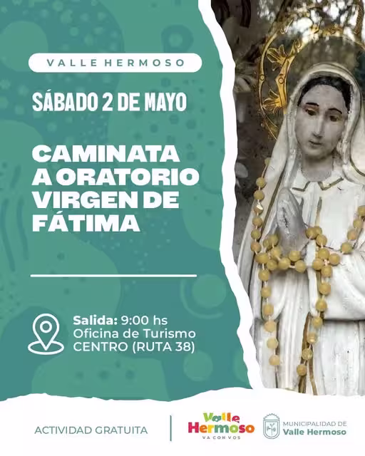 Caminata a la Gruta de la Virgen de Fátima