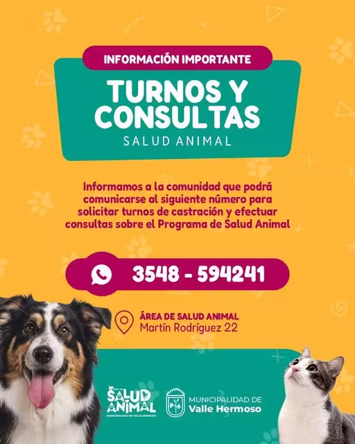 Turnos y consultas | Salud Animal